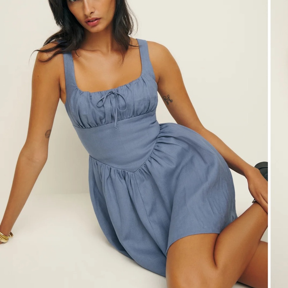 Reformation Daria Linen Dress - Picture 2 of 5